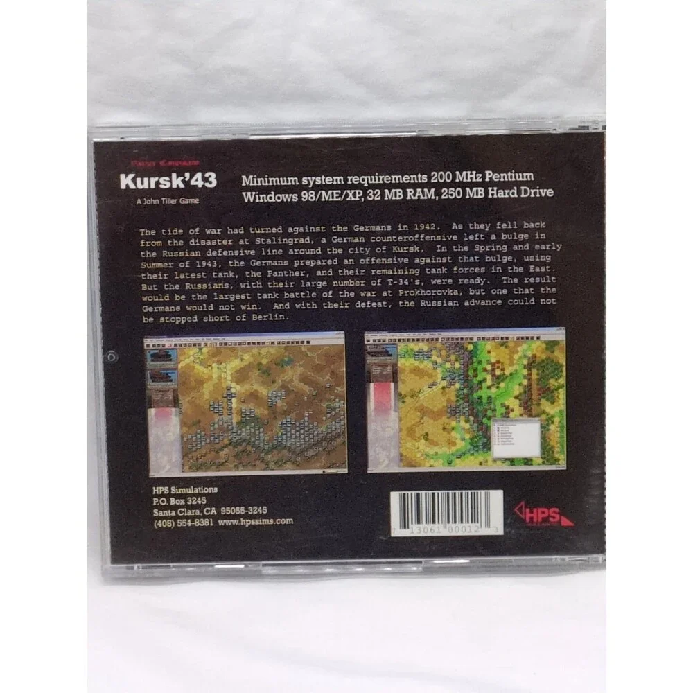 Panzer Campaigns Kursk' 43 HPS John Tiller PC Video Game